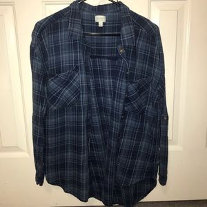 Blue flannel